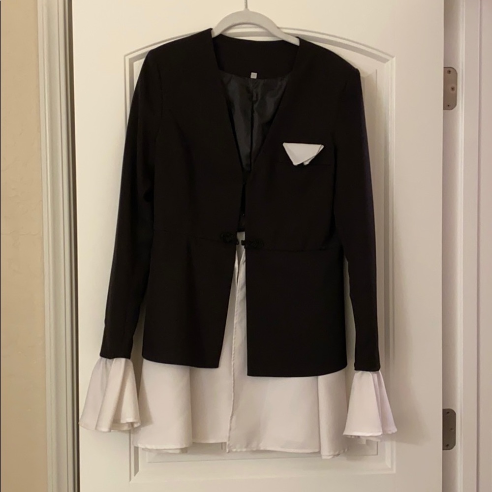 Black dress coat dress